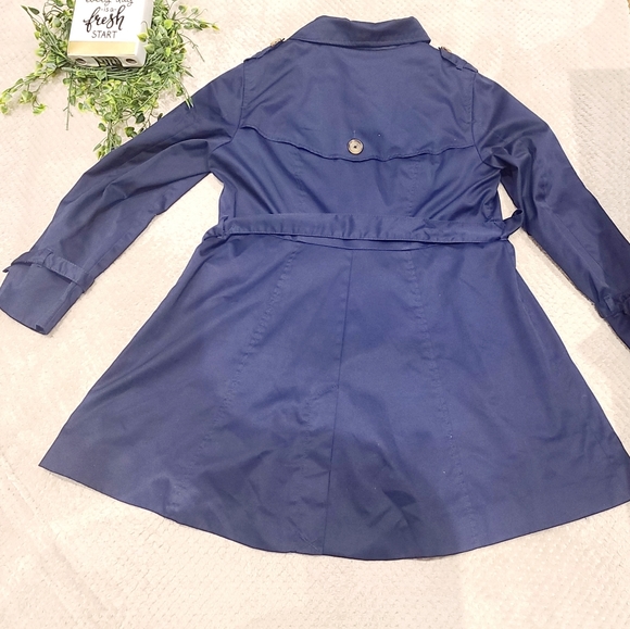 H&M Royal Blue Trench Coat - Picture 2 of 3